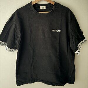 Awesome Apparel Men's Classic Black T-Shirt Size Large